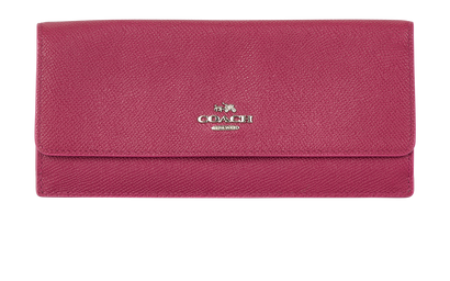 Coach Long Wallet, &pound;50, Accessories, Burgundy, Leather, Front view
